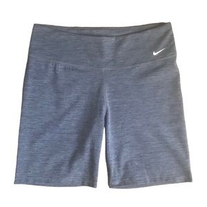 Nike Dri-fit 7” Blue Marled Shorts